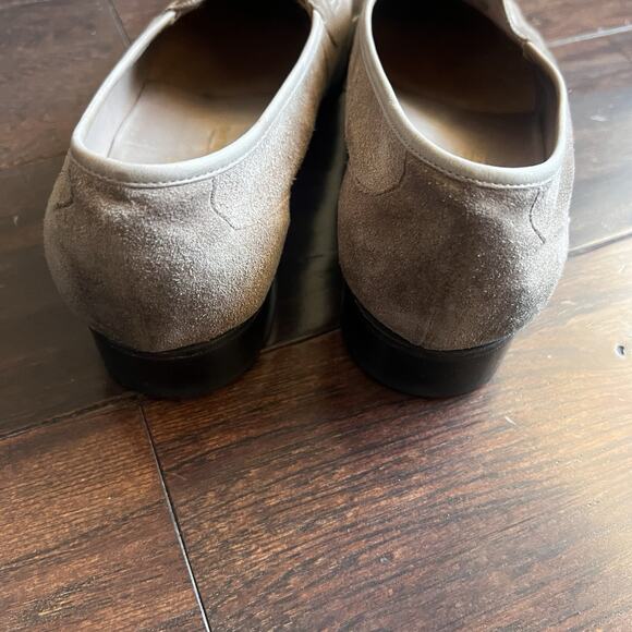 Bally Made In Switzerland Men’s Loafer Shoes Suede Tan Light Brown Size 8M main image 10